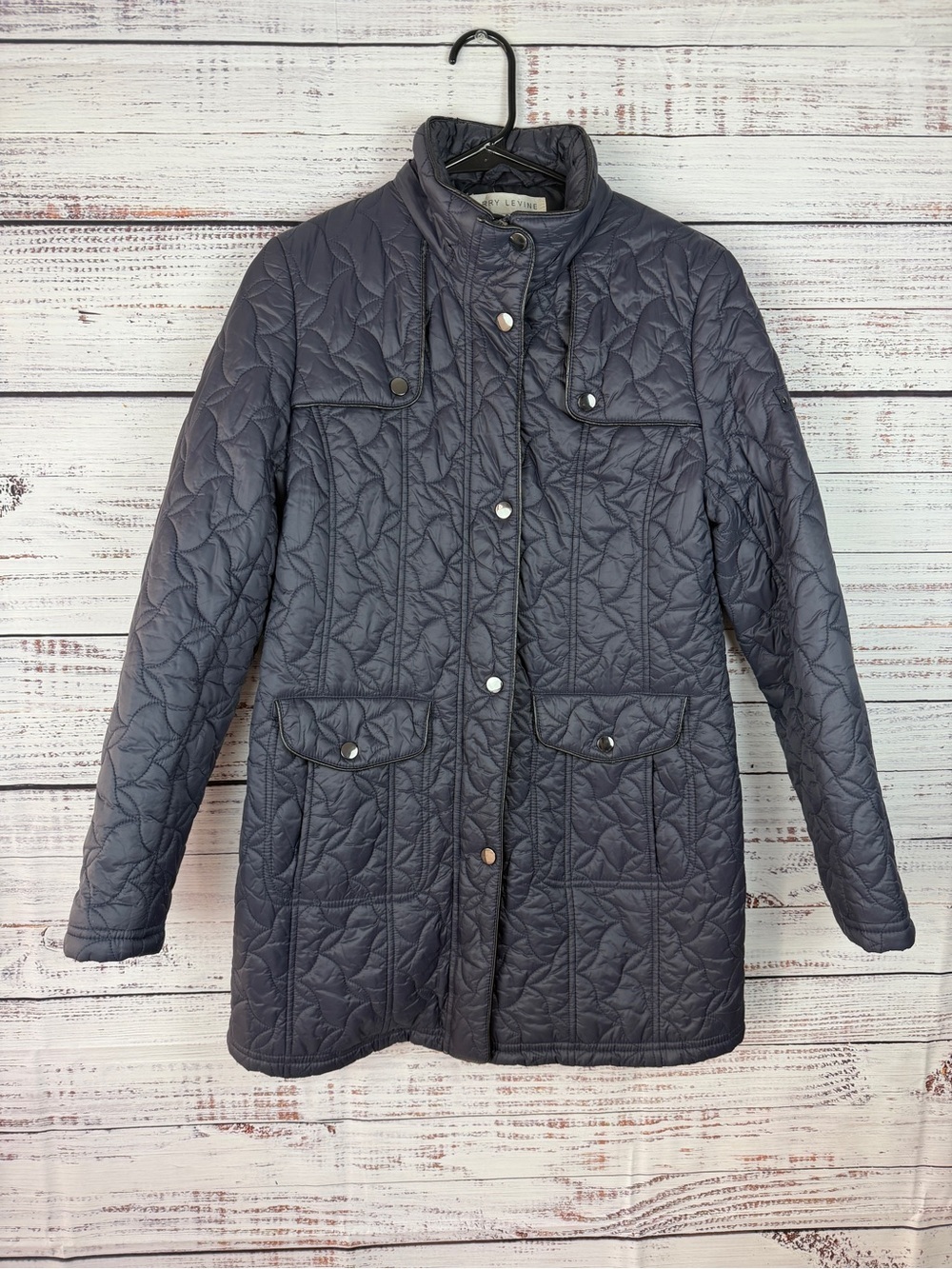 Larry Levine Quilted Utility Jacket | Women’s Small